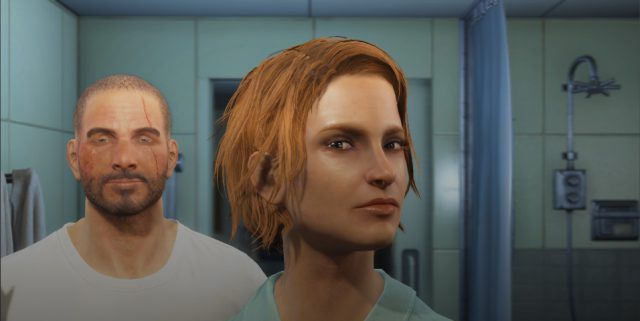 Carolyn, en av överlevarna i Fallout 4.
