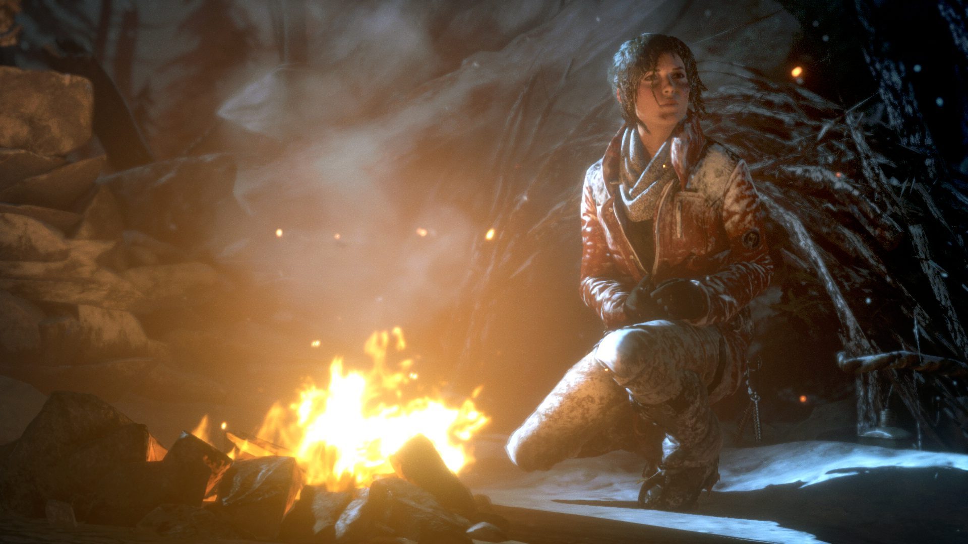 Lara kan lära sig mycket under spelets gång, i synnerhet då hon reflekterar vid lugnet från en lägereld.