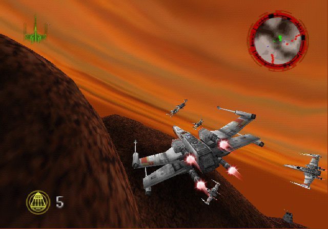 23741 star wars rogue squadron 3d windows screenshot x wing with